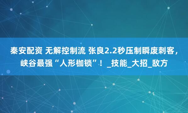 秦安配资 无解控制流 张良2.2秒压制瞬废刺客，峡谷最强“人形枷锁”！_技能_大招_敌方